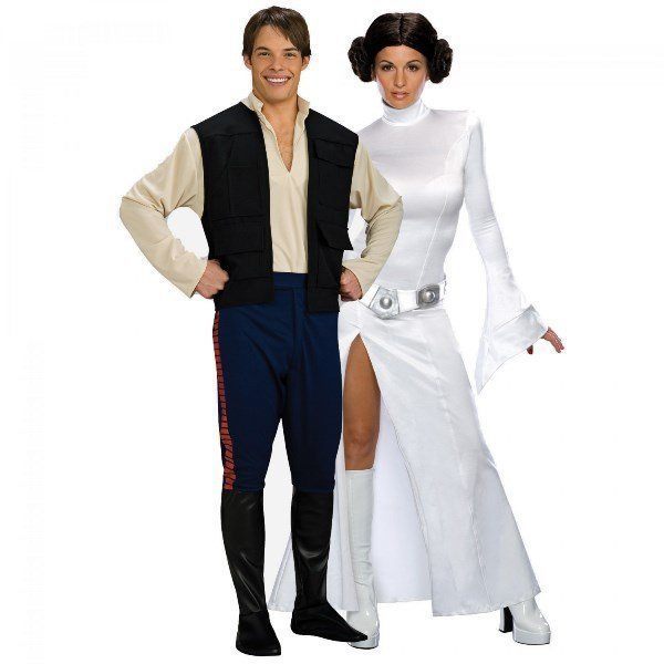 Hans Solo And Princess Leia Star Wars Couples Costume