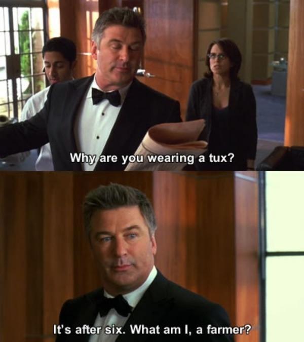 Jack Donaghy Quotes Tux