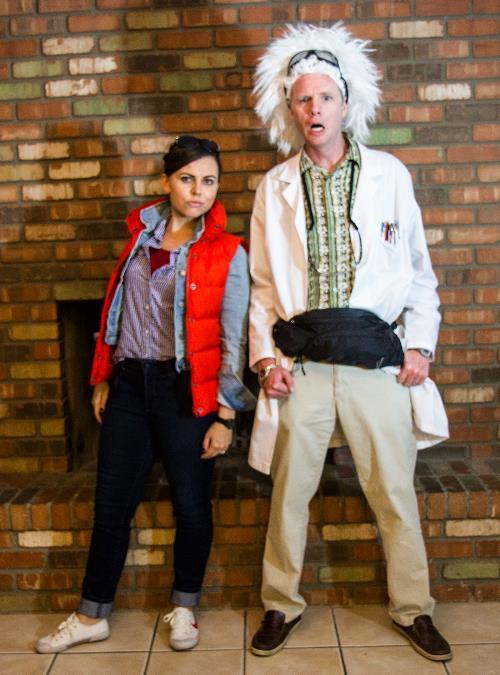 Marty Mcfly Doc Brown