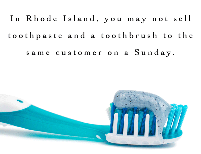 Selling Toothpaste In Rhode Island