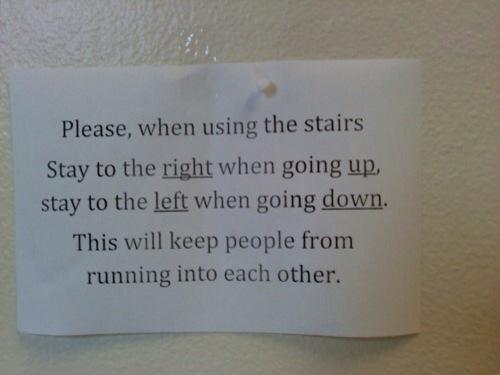 Stair Instructions