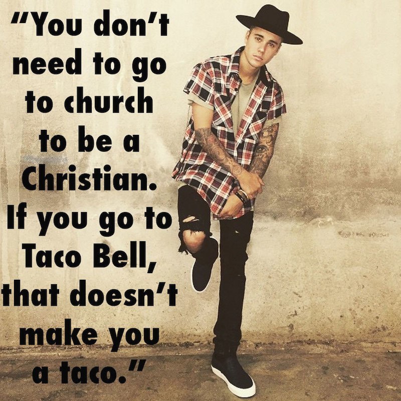 Justin Bieber Dumb Taco