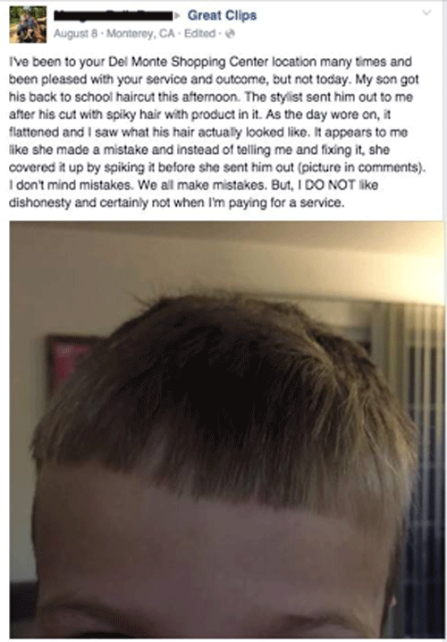 Dishonest Haircut