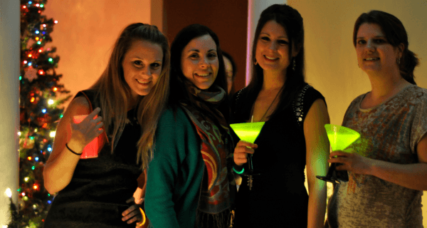 Glowing Martinis