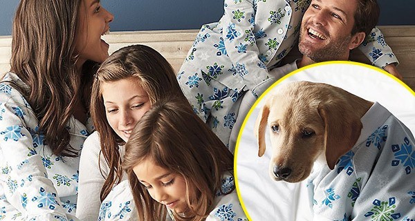 Matching Pajamas Family Dog