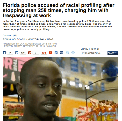 Florida Is The Worst Profiling
