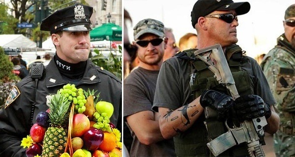 Cops Fruit Basket