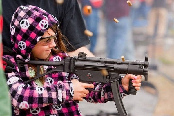 Children In Danger Girl With A Gun