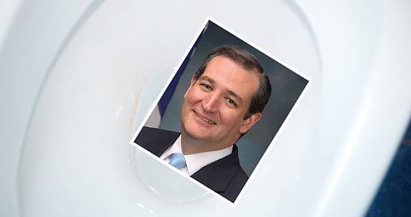 Ted Cruz In Toilet
