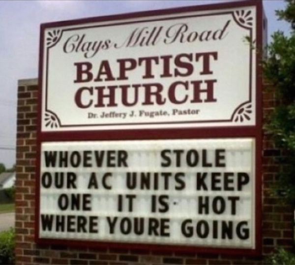 Funniest Church Signs Ever