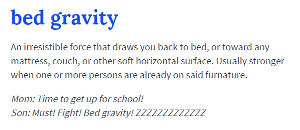Bed Gravity