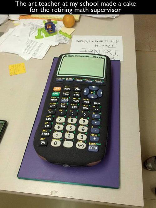 Calculator Cake