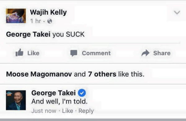 George Takei Sucks