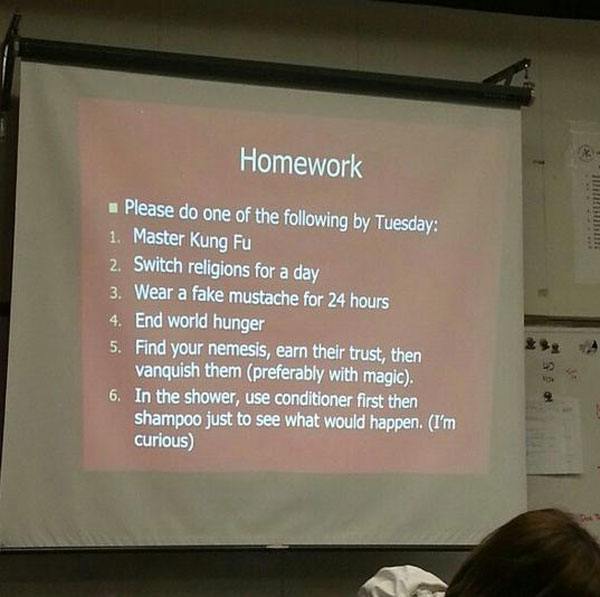 Homework Ideas