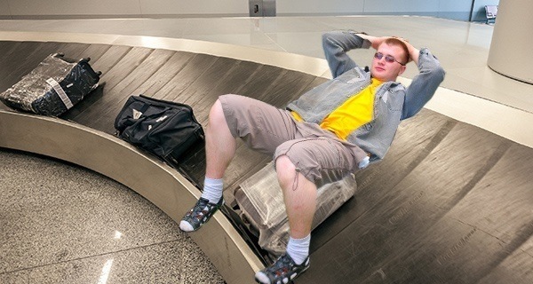 Rode The Baggage Claim Carousel