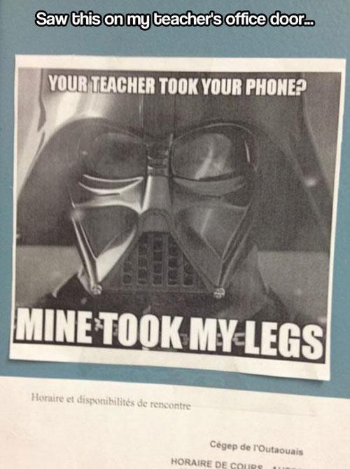Teacher Took Legs