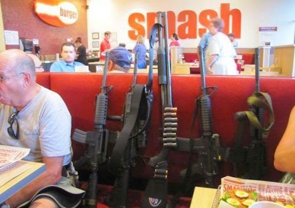 Guns In Smash Burger