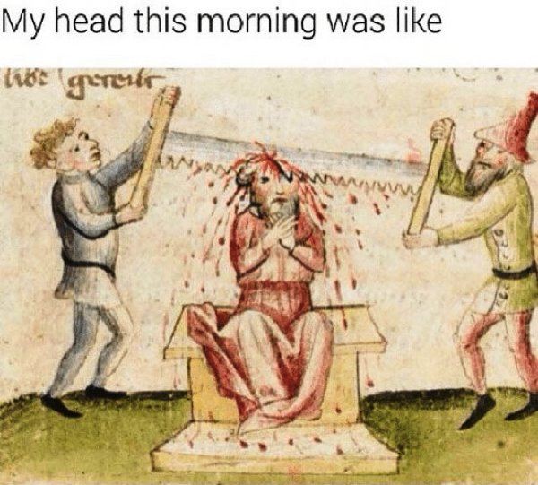 Medieval Hangover Memes