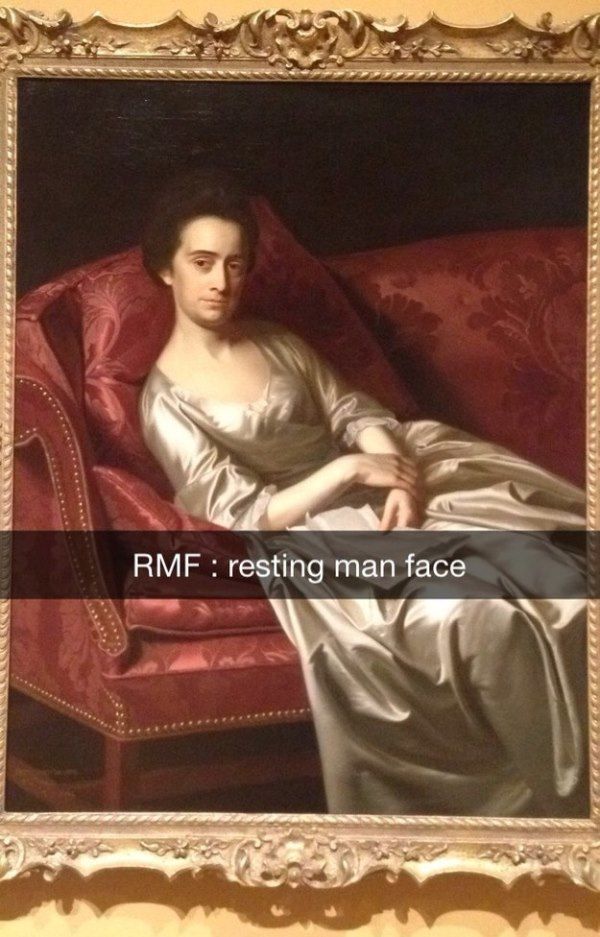Resting Man Face