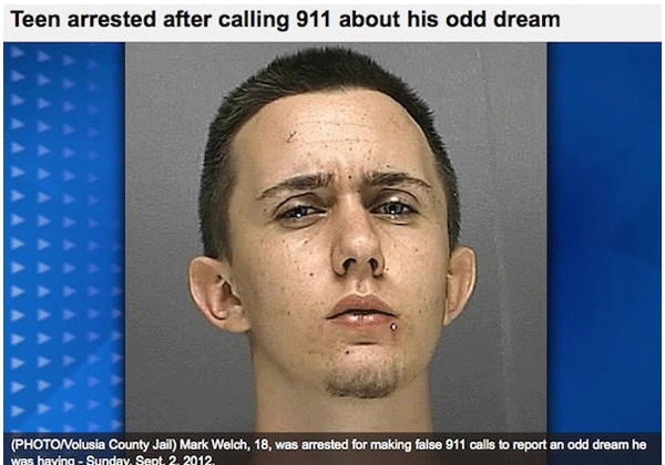 Weird Dream Arrest