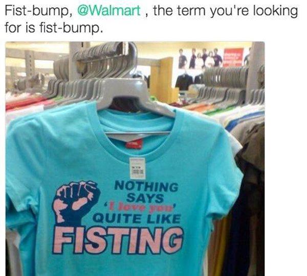 Fisting Walmart