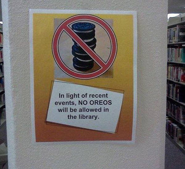 No Oreos Library
