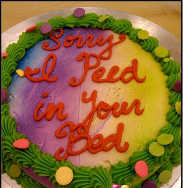 Bed Pee Apology