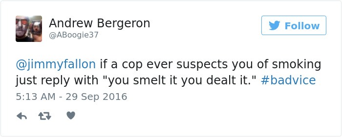 Cop Smells Smoke