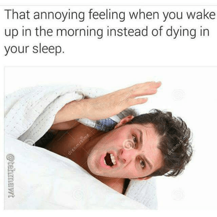 Dying In Your Sleep
