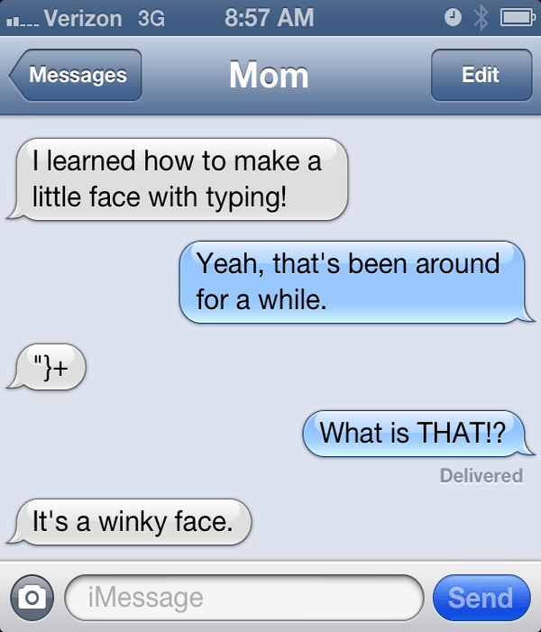 Funny Mom Emoticon