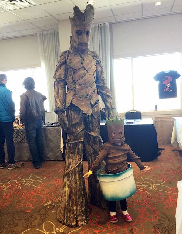 Groot With Baby Groot Halloween Costume
