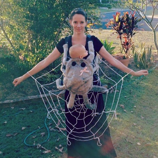 Spiderweb And Spider Funny Halloween