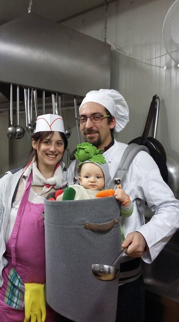 Vegetable Baby With Chef Parents