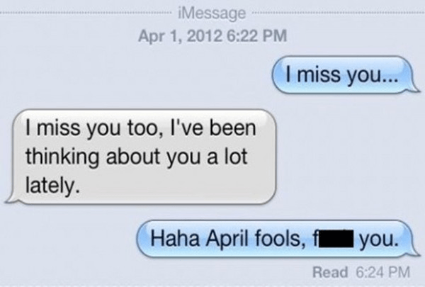 Awesome April Fool Message