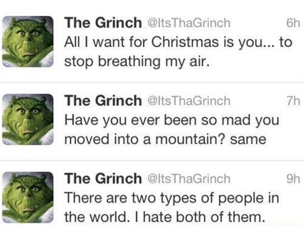 Grinch Tweets