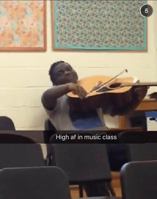 High In Music Class