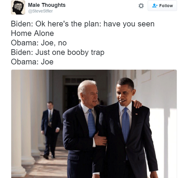 Joe Biden Booby Traps