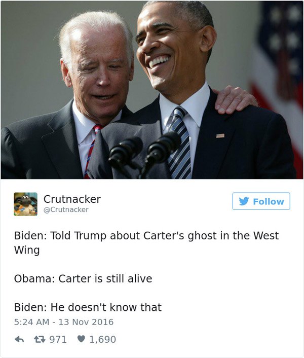 Joe Biden Carters Ghost