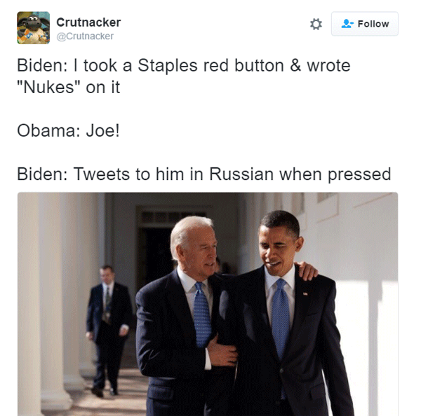Joe Biden Stapleprank