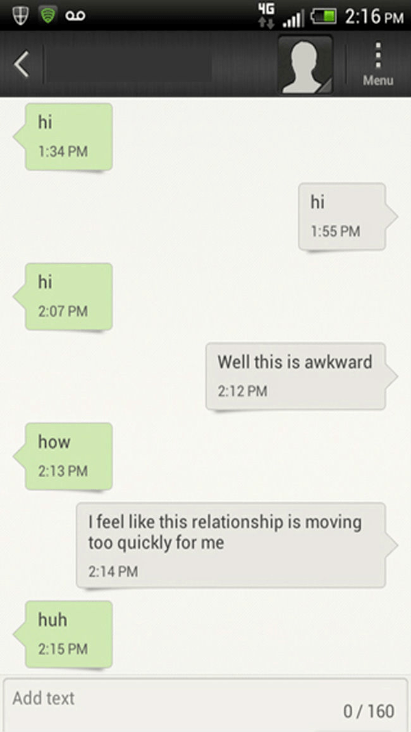 Relationship Moving Too Quickly