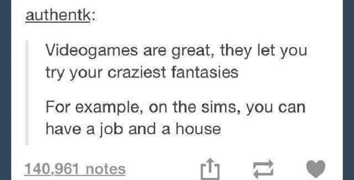 Sims Job And House