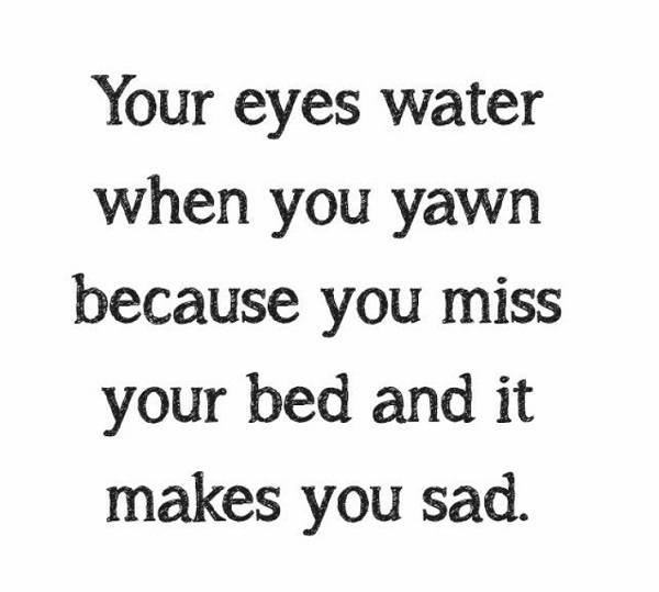 Eyes Water When You Yawn