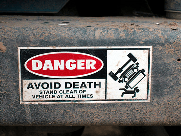 Funny Bumper Sticker For Staying Alive
