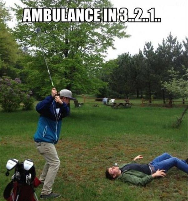 Golf Swing Bad Idea