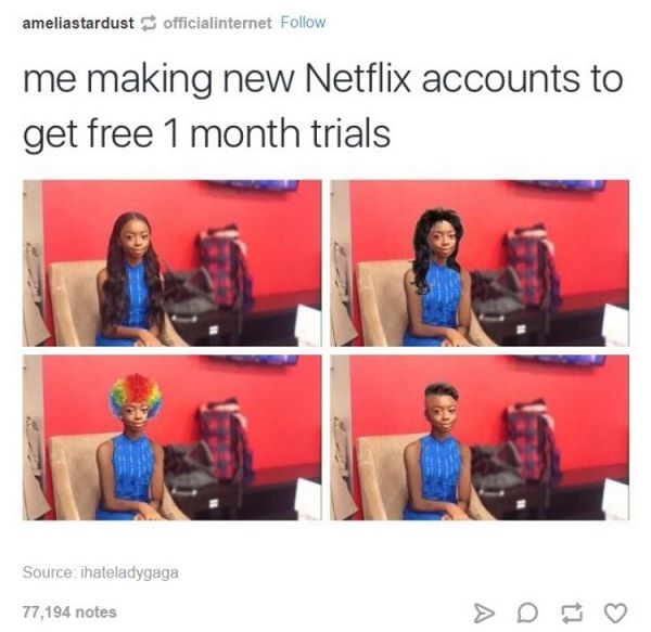 New Netflix Accounts
