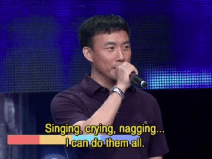 Singing Crying Nagging