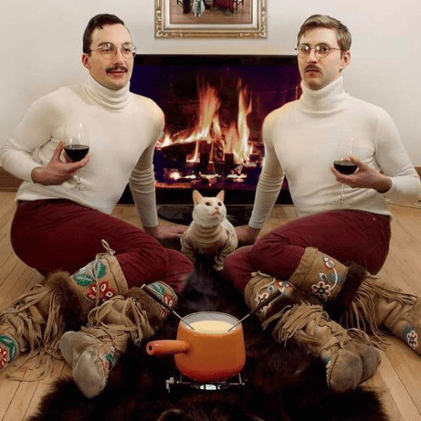 Two Guys By The Fire