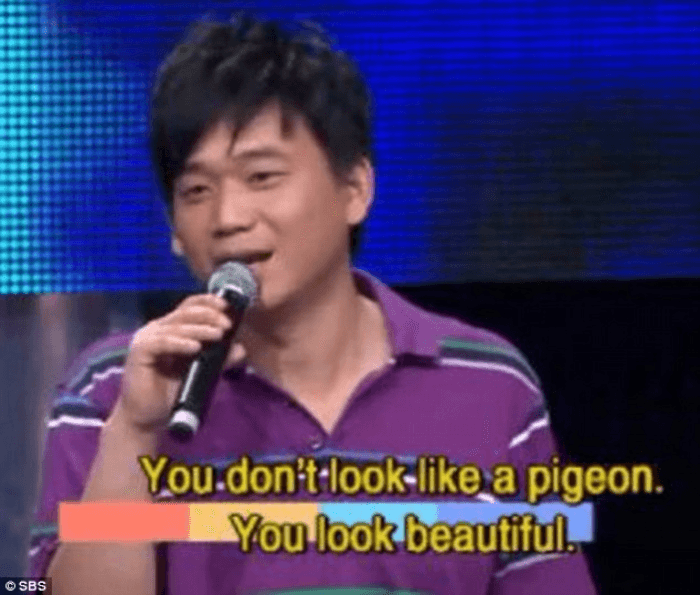 You Look Like A Pigeon