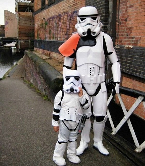 Father Son Stormtrooper