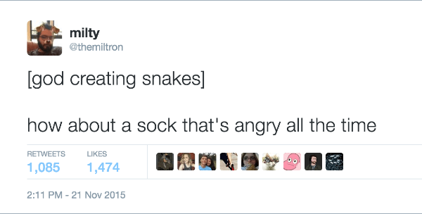 God Creating Snakes